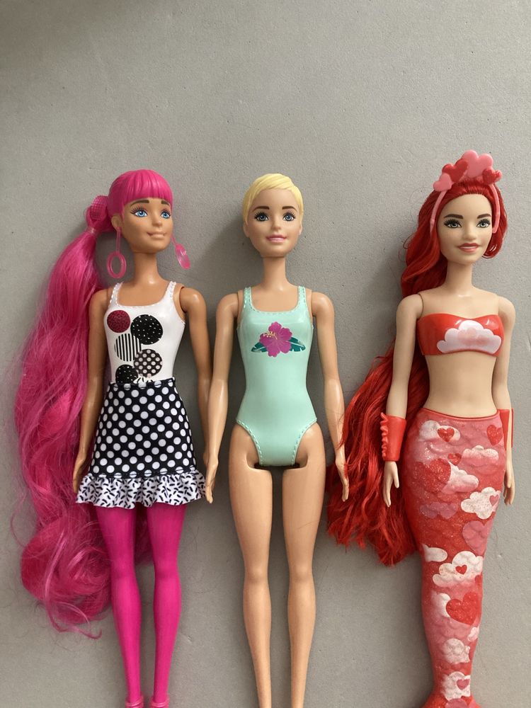 Barbie cutie reveal trzy sztuki zestaw mattel