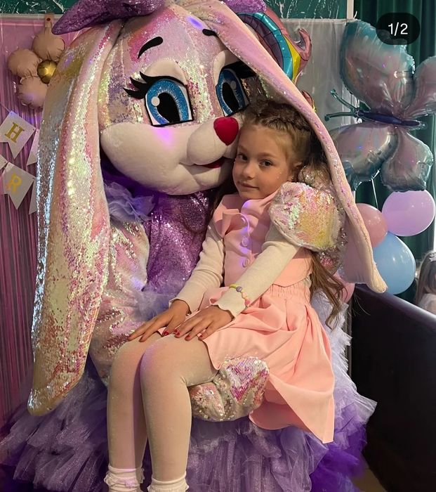 Аніматор зайка , білий ведмедик на ваше свято