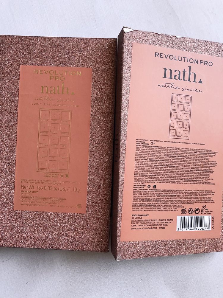 Revolution PRO x Nath Eyeshadow Palette I’m Not Afraid to Sparkle
