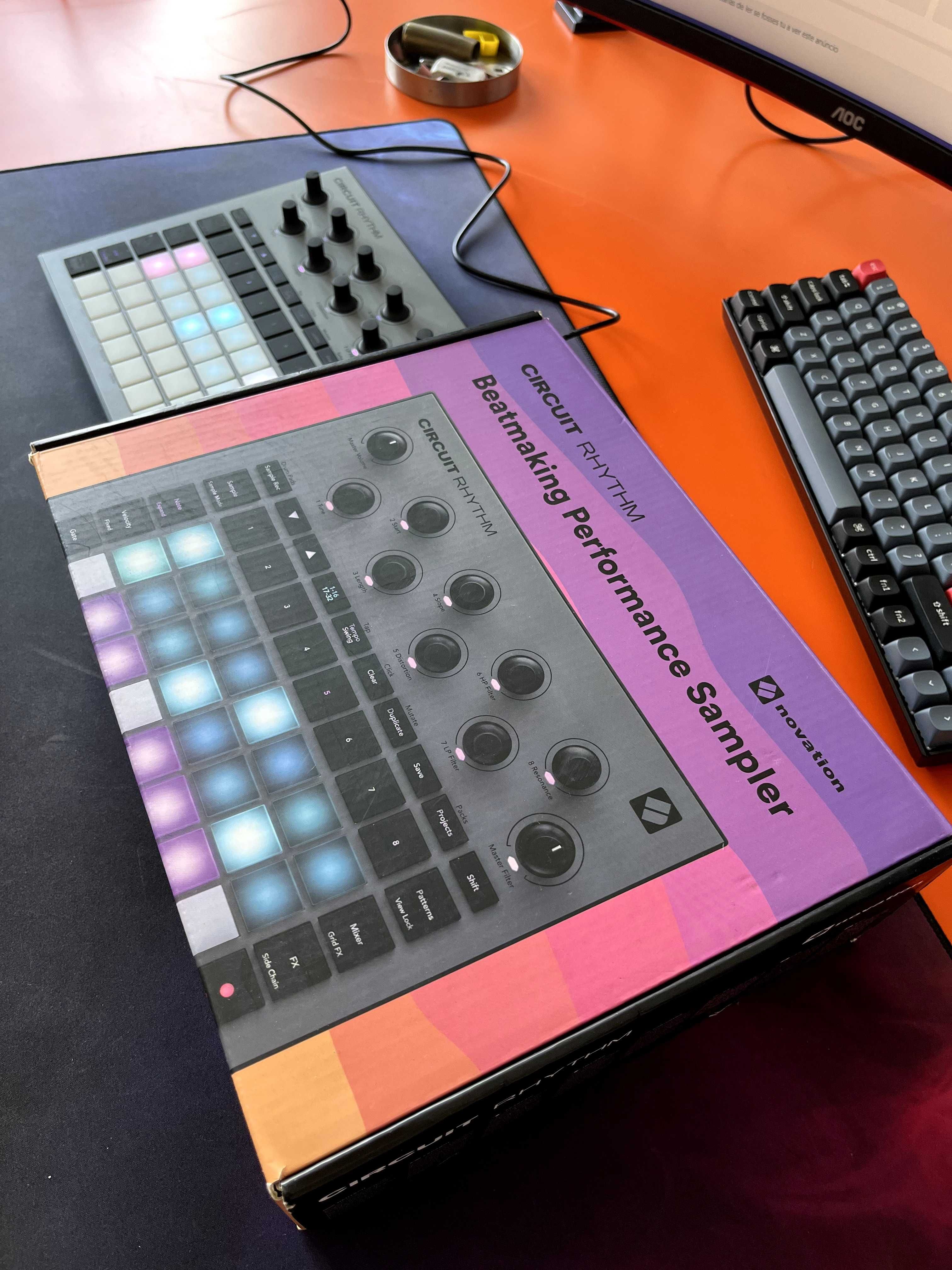Novation Circuit Rhythm - Como Nova + Cartão SD - Oportunidade Única!