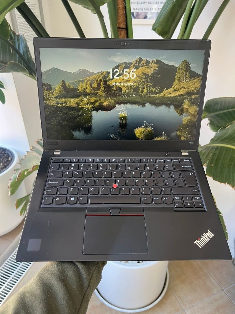 Laptop Lenovo ThinkPad t480s i5 8gen 8GB 256GB 14" fhd dotykowy Win10