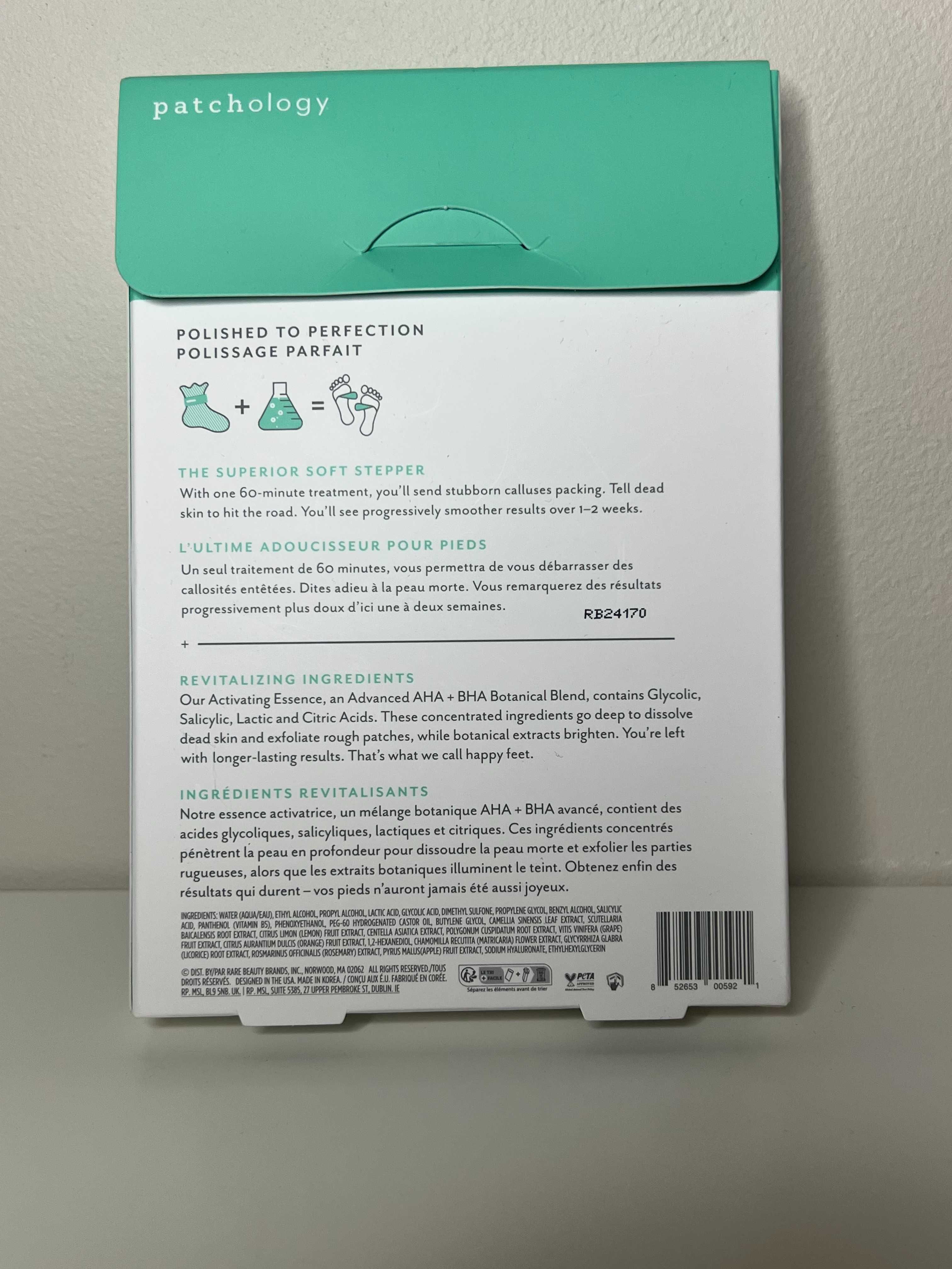 PATCHOLOGY PoshPeel Pedicure - Maska z tkaniny do stóp nowa sephora