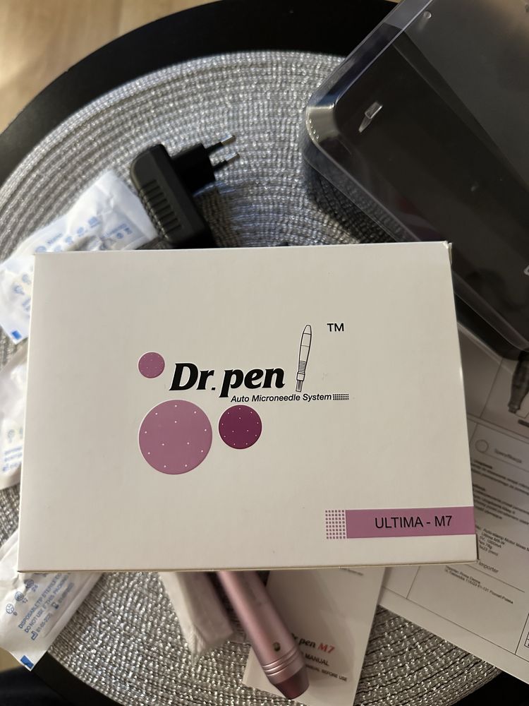 DR PEN Ultima M7-W mezoterapia mikroigłowa gratis 4x kartridże