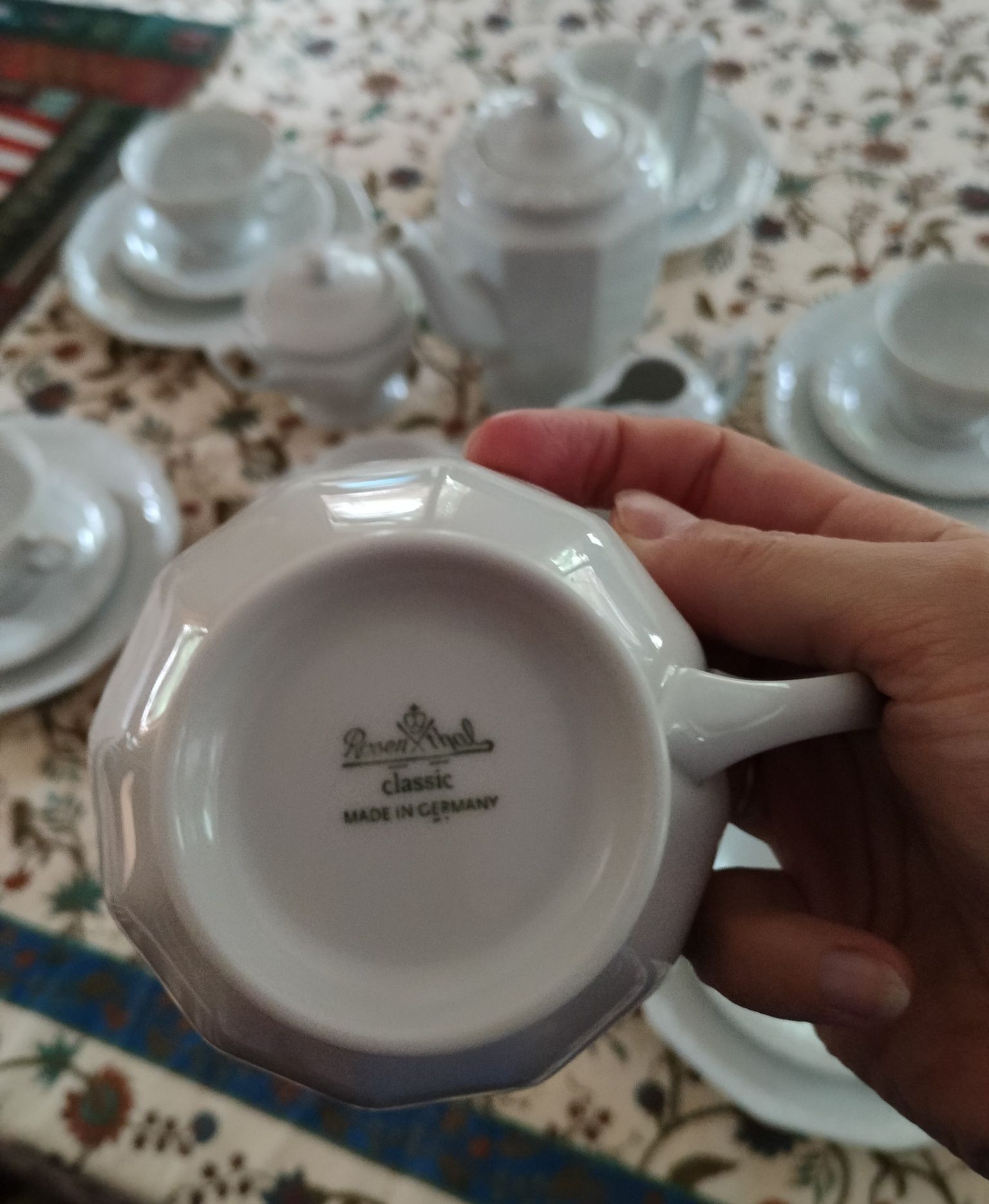 Serwis porcelanowy do kawy dla 6 osób