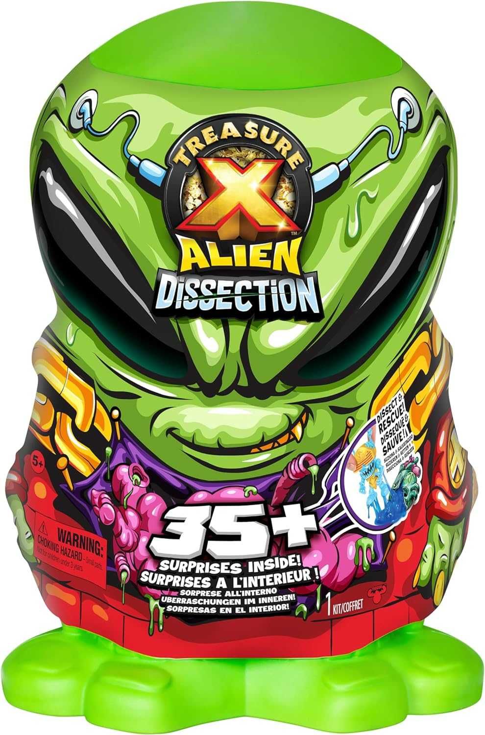 Набор сюрприз Treasure X Пришелец Treasure X Mega Alien Dissection