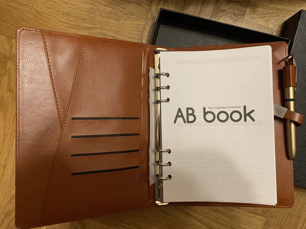 Блокнот AB book діловий щоденник зарядка до техніки