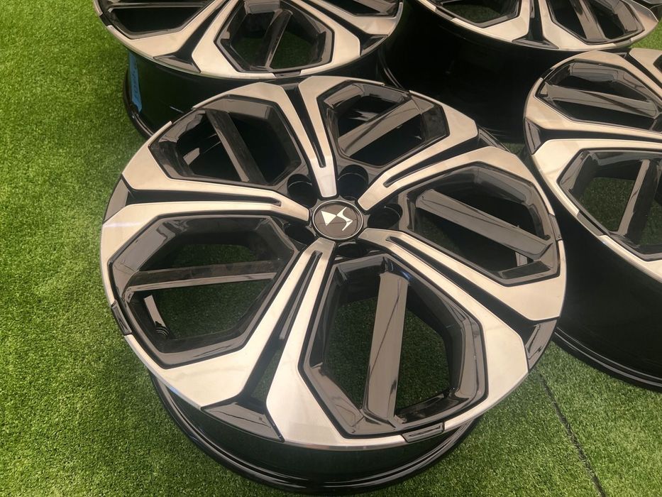 KOMPLET FELG FELGI ALU PEUGEOT CITROEN DS 19 5X108 ET41 ORYGINALNE