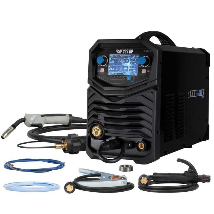 Spawarka Migomat SPARTUS EasyMIG 227 DP 4R pakiet (zestaw) NOWOŚĆ