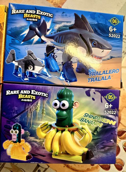 Super zestaw klocków klocki Brain Rot HIT nowe