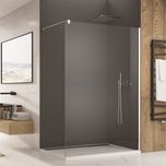 SANSWISS Walk-In EASY STR4P ścianka wolnostojąca 140cm, srebrny połysk