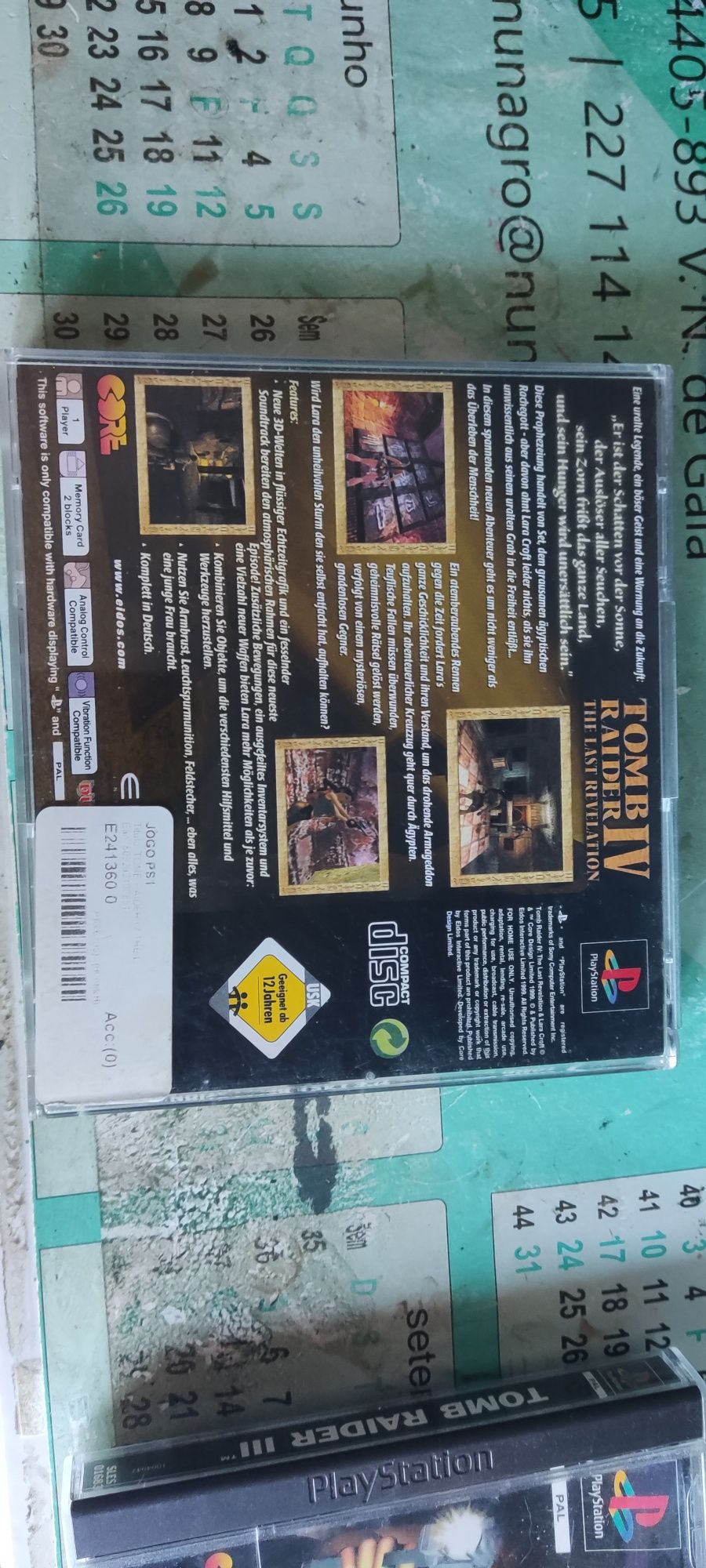 Vendo Tomb Raider III e IV PS1