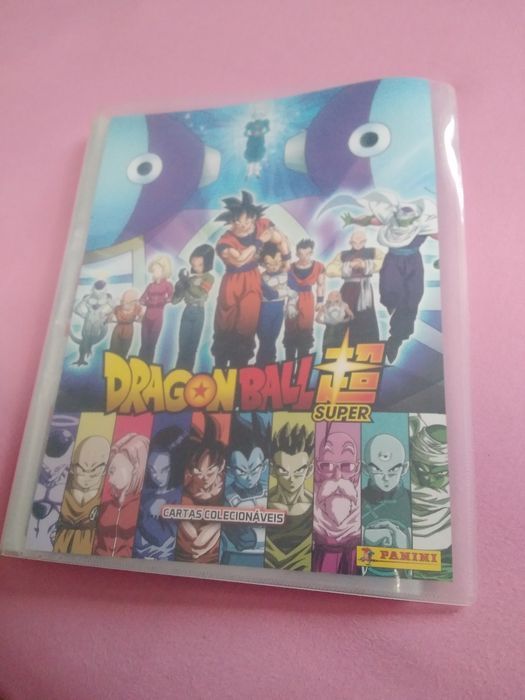 Coleção Caderneta cartas Dragon Ball Super PANINI incompleta faltam 21