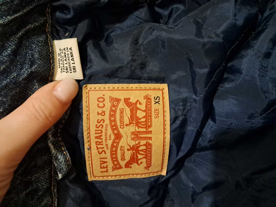 Джинсова утеплена куртка від Levi's