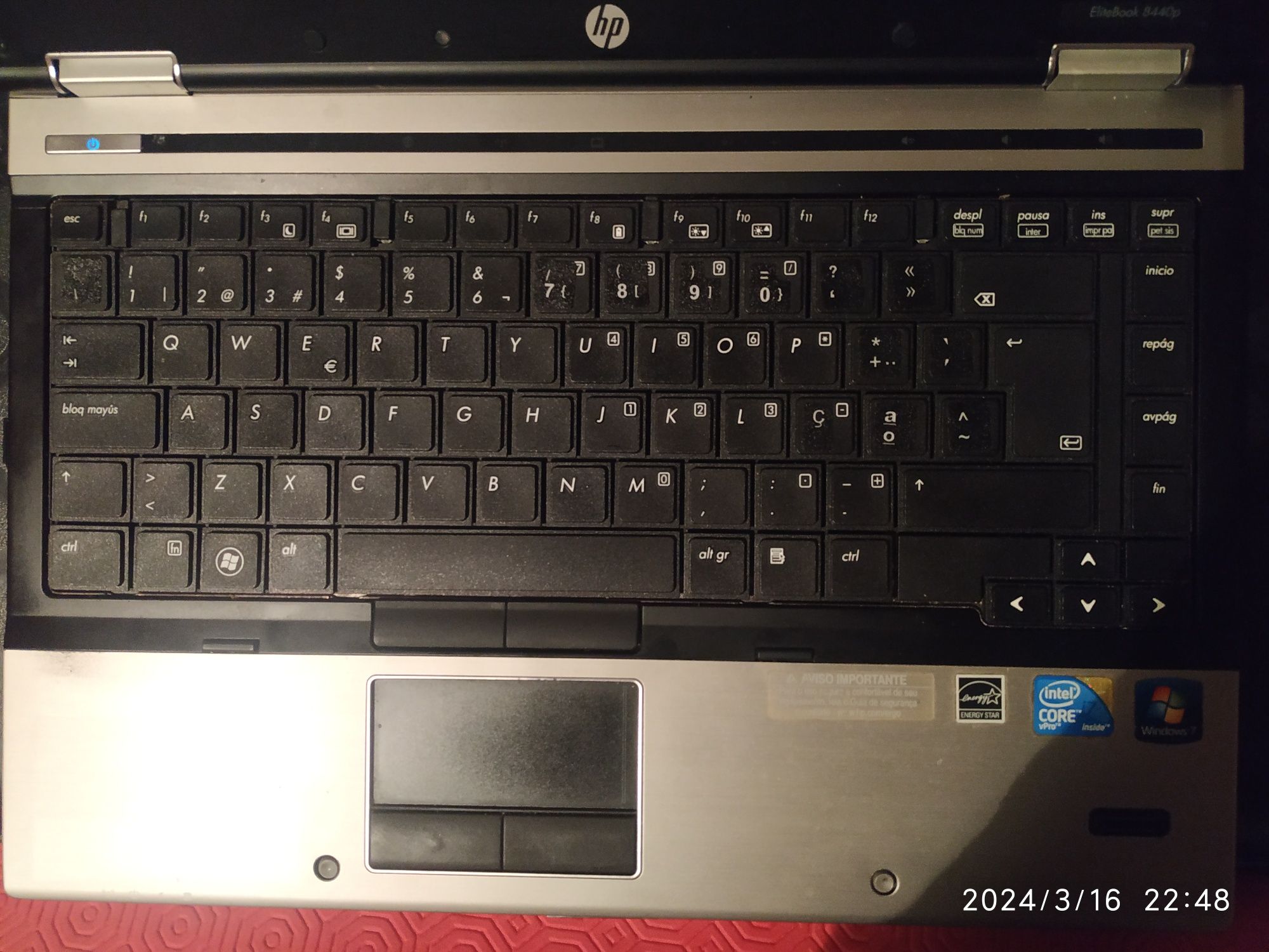 HP Elitebook 8440p processador i7 8Gb RAM SSD 250Gb - Última unidade