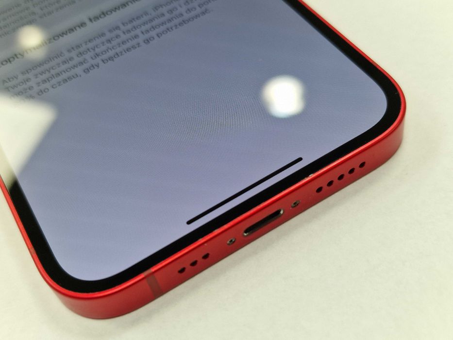 Iphone 14 128GB/ Red/ Czerwony/ Bat 81%/ Grade A + ładowarka
