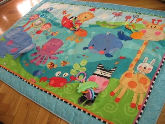 Wyspa na oceanie Fisher Price 147×101 cm Super mata dla maluszka