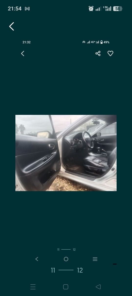 Mazda 2.0 gasolho ano 2003 so peças