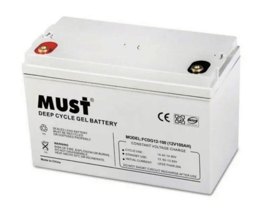 Акумулятор 100Ah 12В тип GEL MUST