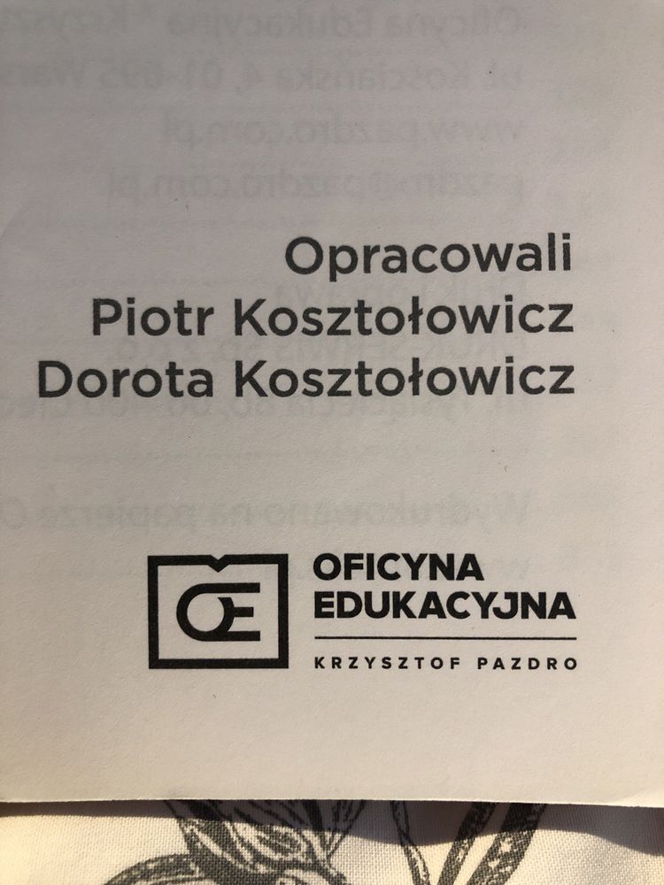 NOWY zbior zadań maturalnych OFICYNA EDUKACYJNA KRzysztof Pazdro