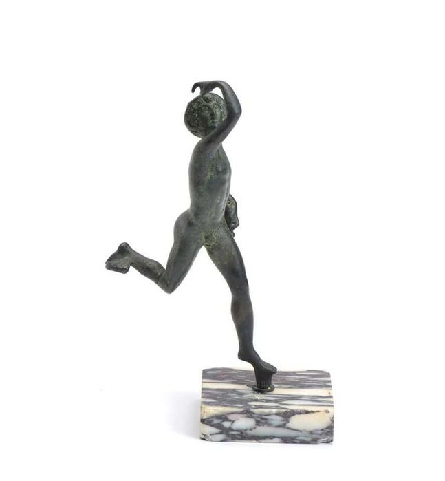 Estatueta de Mercurio da época Romana em bronze