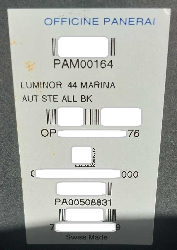Panerai Luminor Marina Automatic PAM 00164