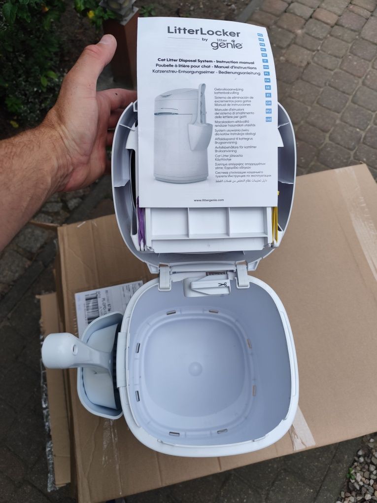 LitterLocker kosz na żwirek dla kota + wkład