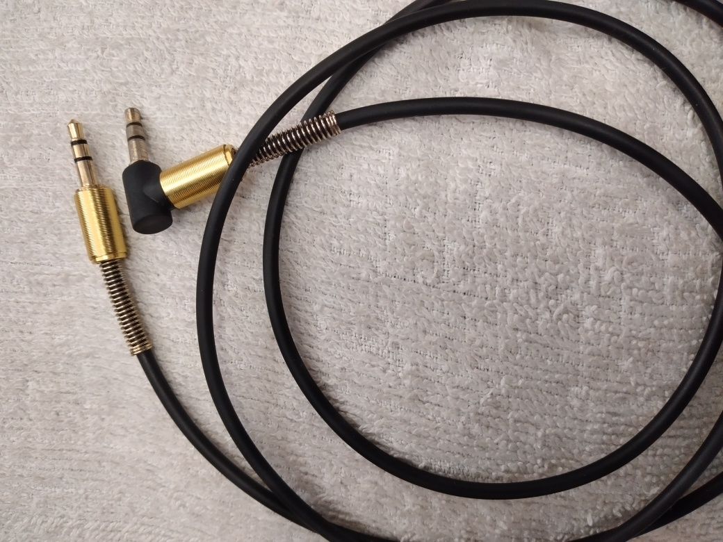 Аудио-кабель Dengos mini-Jack 3.5 mm(M)-mini-Jack 3.5 mm(M) 1м, Black