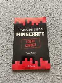 Livro Truques Minecraft Combate em otimo estado
