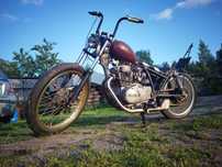 Yamaha XS 400 bobber custom 1977r zamiana na 125