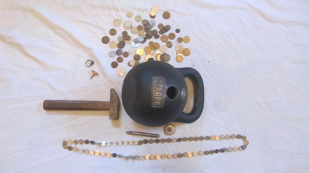 Гиря 8 кг с тайником и кладом