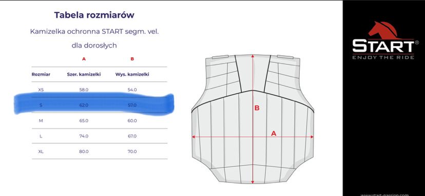 Kamizelka ochronna Start