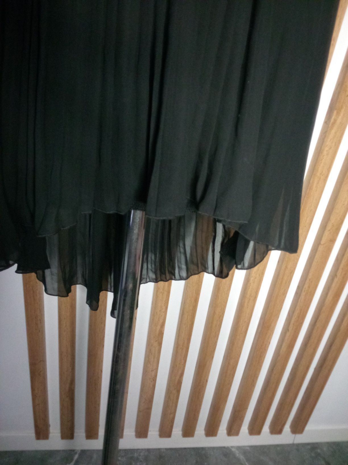 Plisowana spódnica czarna
