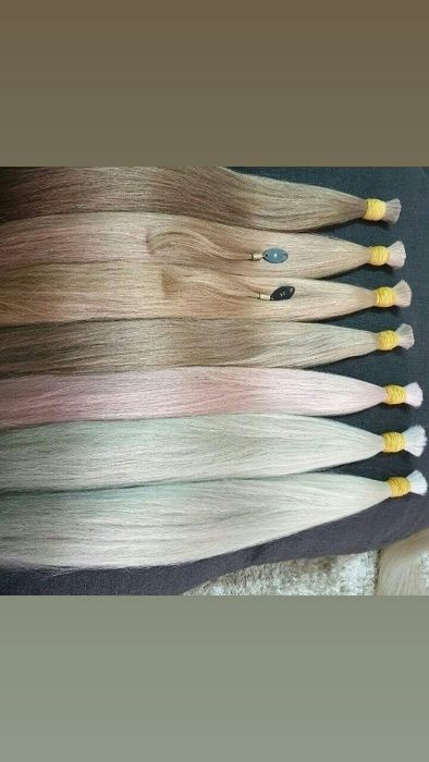 Волосы Для Наращивания ПРОДАМ от 70$ за 100 грамм Блонд, темные, РУСЫЕ