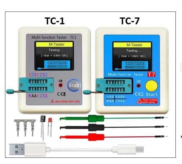Транзистор тестер LCR TС-1 , TC-7