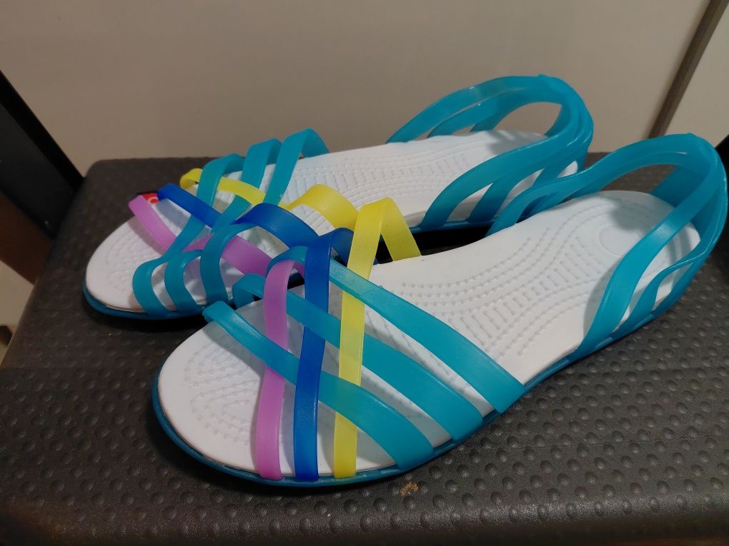 Sandały gumowe a la crocs 40