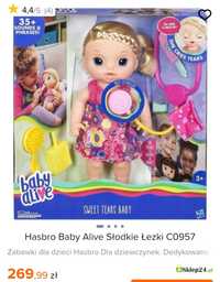 Lalka Hasbro Baby Alive mówi, płacze