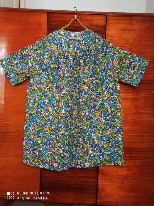 Платье, большой размер, 72. Хлопок