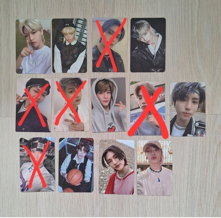 Karty kpop różne