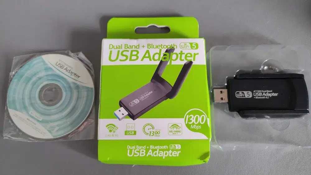 Wifi+Bluetooth адаптер для комп'ютера AC1300 USB3.0