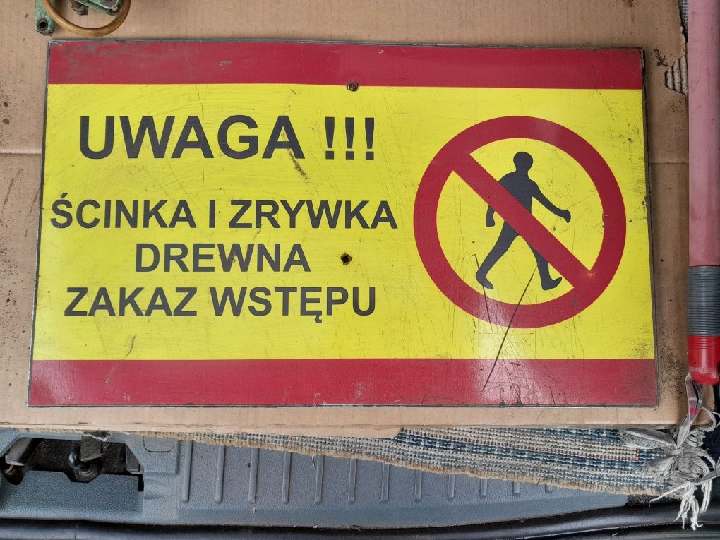 Tablica informacyjna metalowa