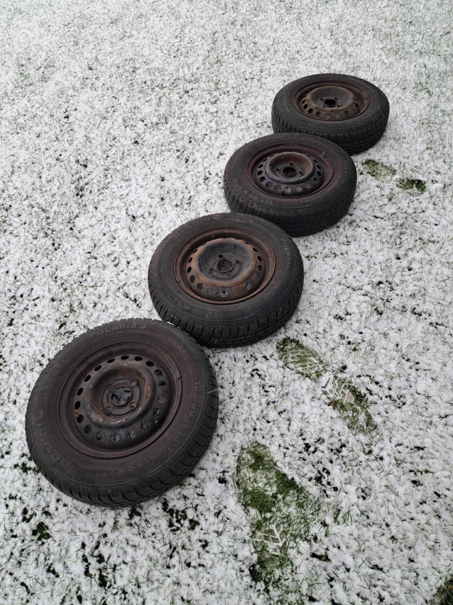 Opona 4 sztuki Polaris Barum  155/80 R 13 na felgach 4x100