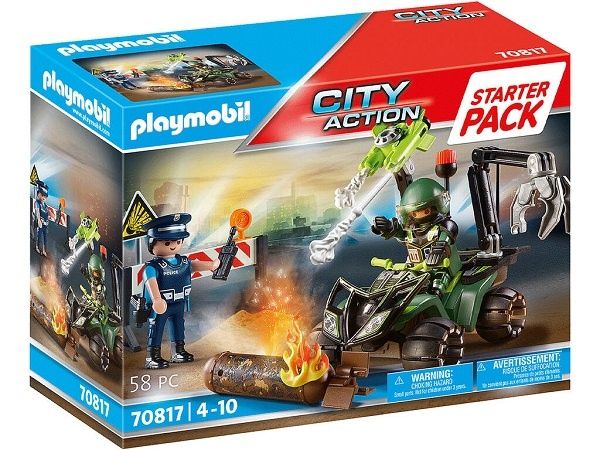 Playmobil Polícia treino minas e armadilhas NOVO
