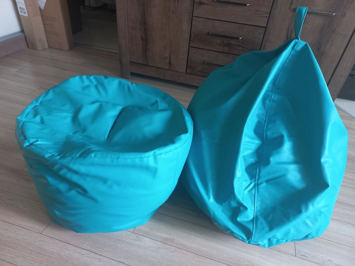 Worki sako + podnóżki Gratis ok.200l styropianu w kuklach