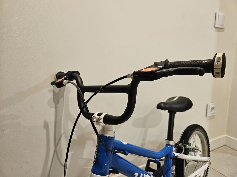 Woom 2 niebieski + rączka do nauki jazdy