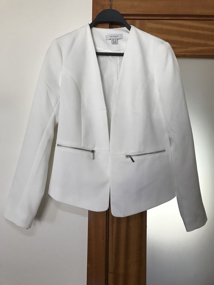 Blazer branco, marca Primark