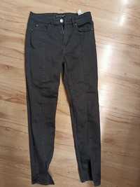 Spodnie jeansowe damskie czarne r. 36