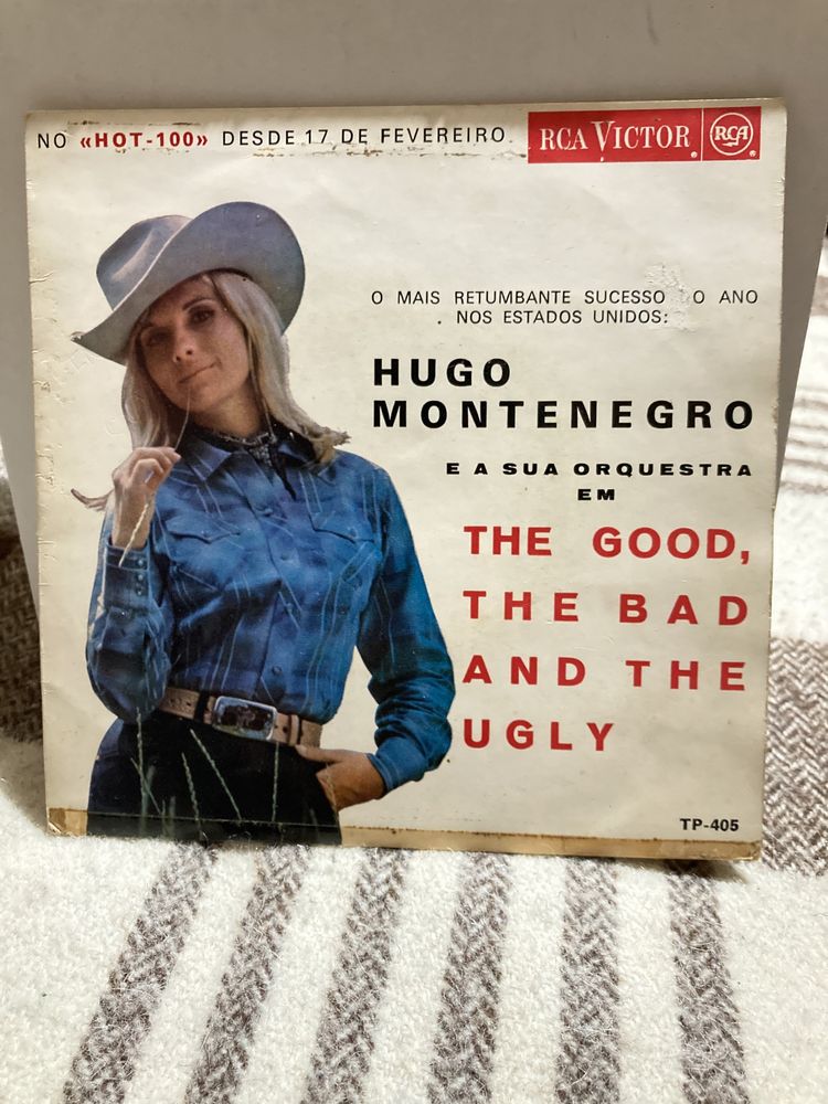 EP Hugo Montenegro Morricone Banda Sonora O Bom, o Mau e o Vilão
