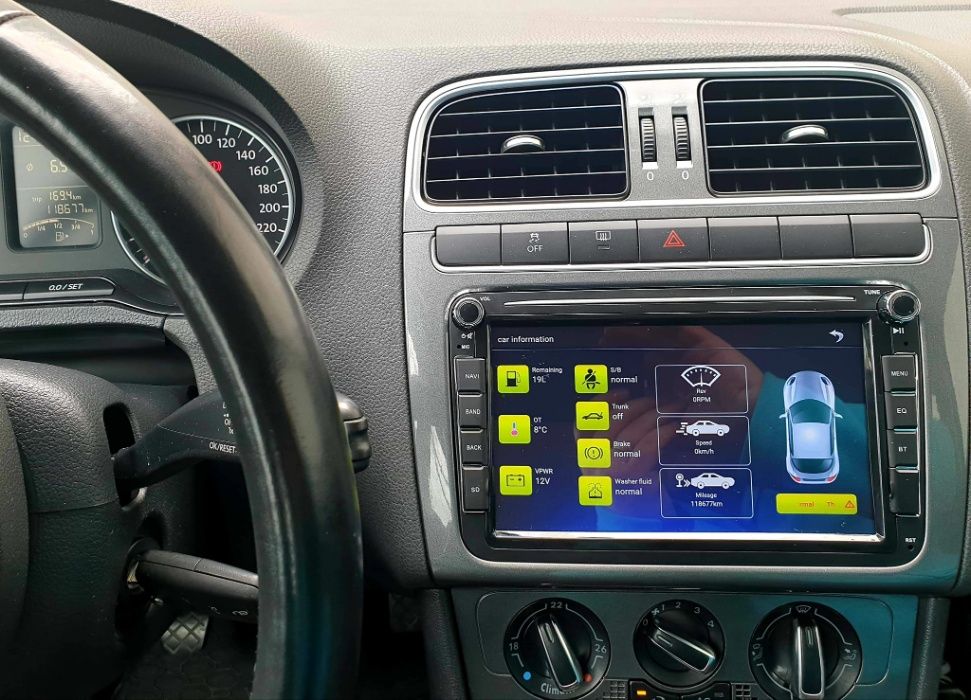 Radio 2din Android VW Volkswagen 2GB Nawigacja, Bluetooth, Raty