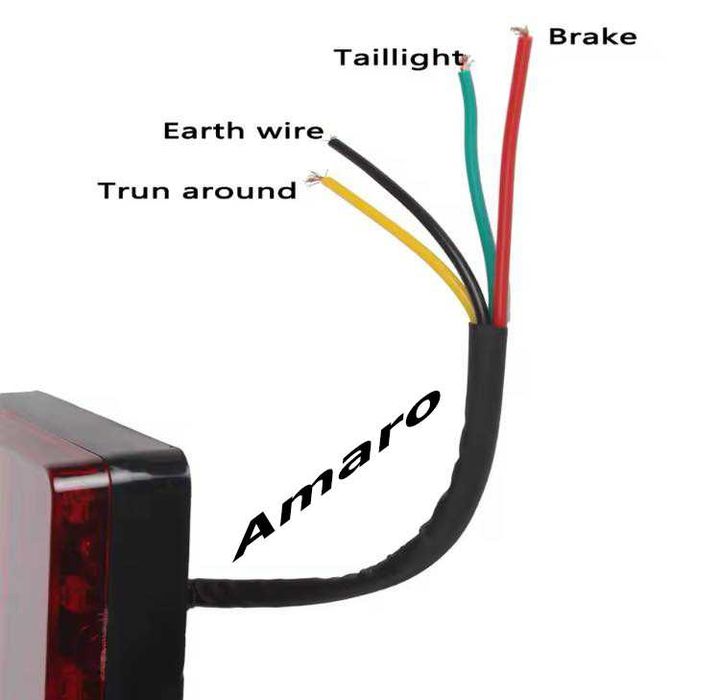 2 Farois Traseiros Led para Reboque/Camiao (Universal) | NOVOS