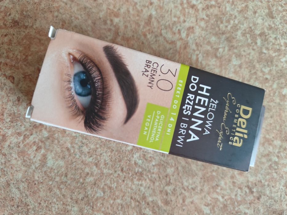 Henna do rzęs i brwi ciemny brąz